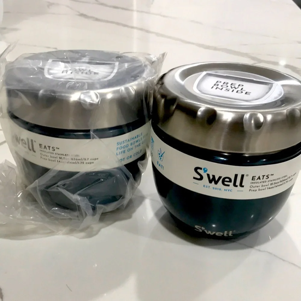 Swell Eats Insulated Stainless Steel bowl (price is for one bowl) - Picture 1 of 12